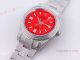 Swiss Quality Rolex Iced Out Oyster Perpetual 41 Copy Watch Coral Red Dial (7)_th.jpg